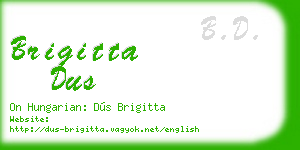 brigitta dus business card